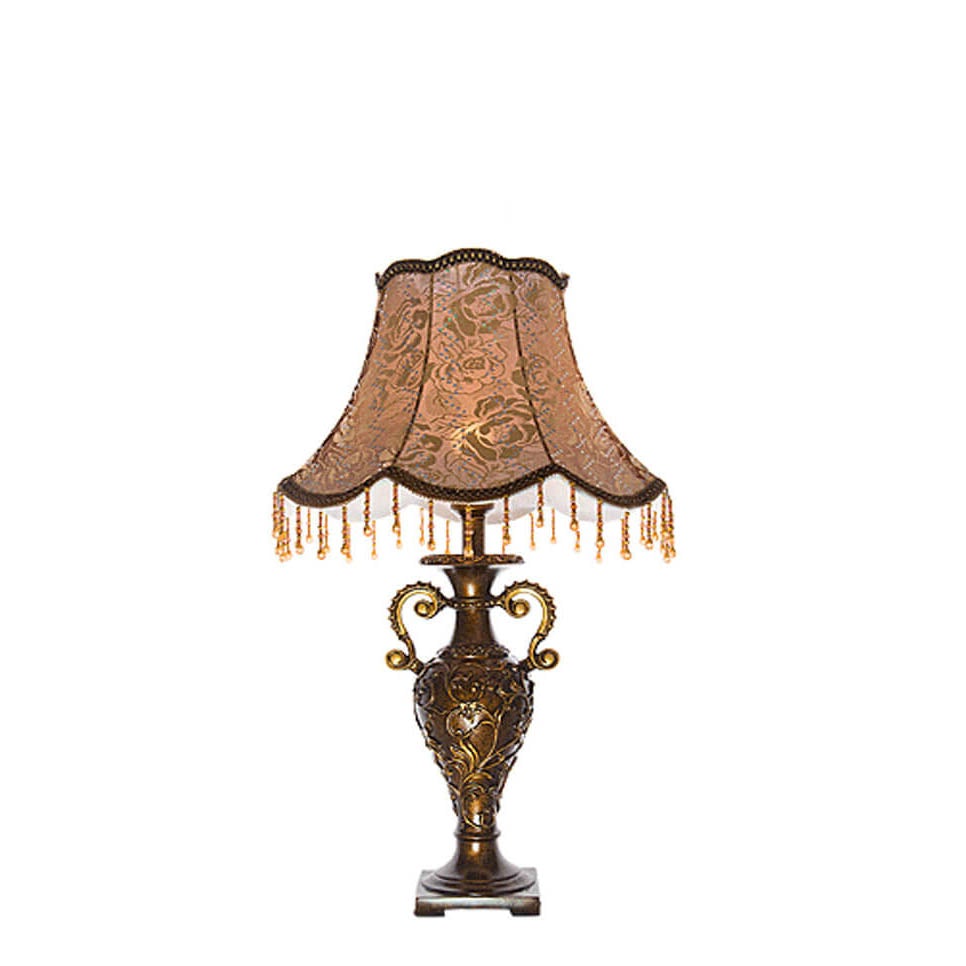 Fabric Antique Table Lamp