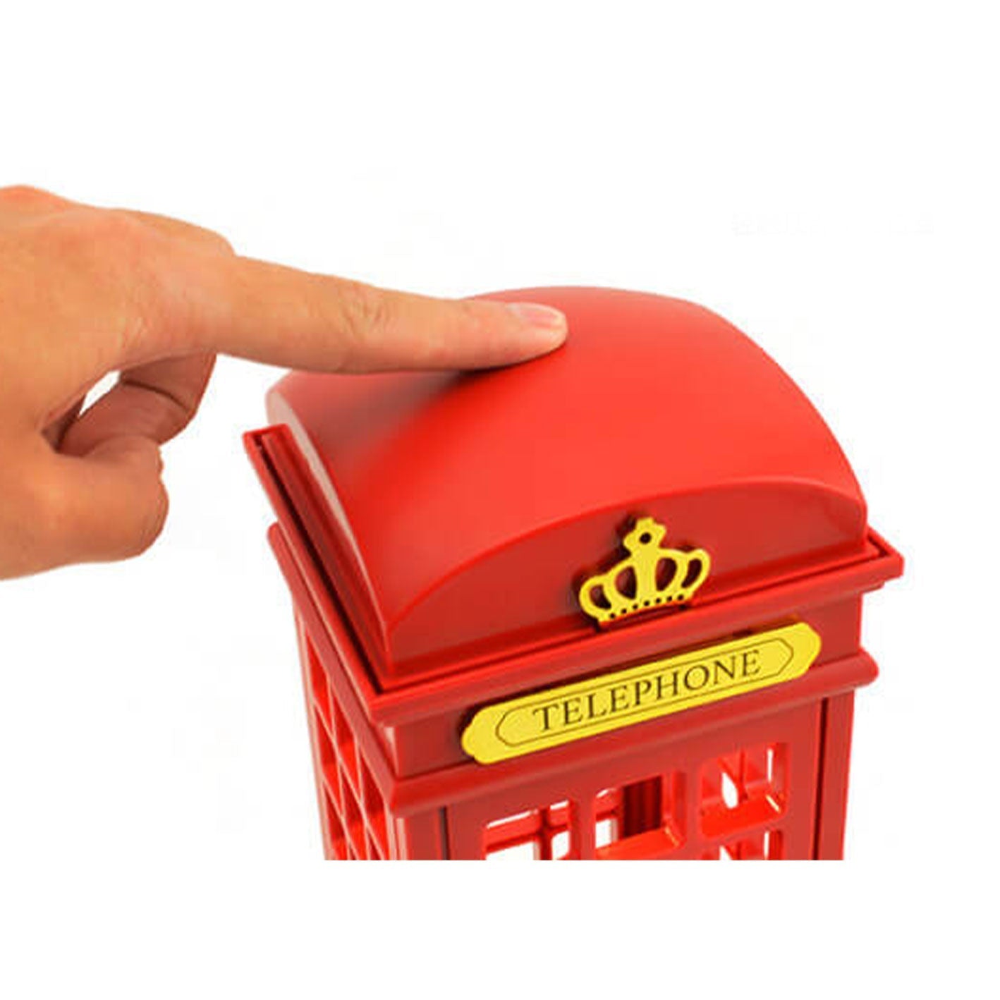 Touch British Phone Booth Table Lamp