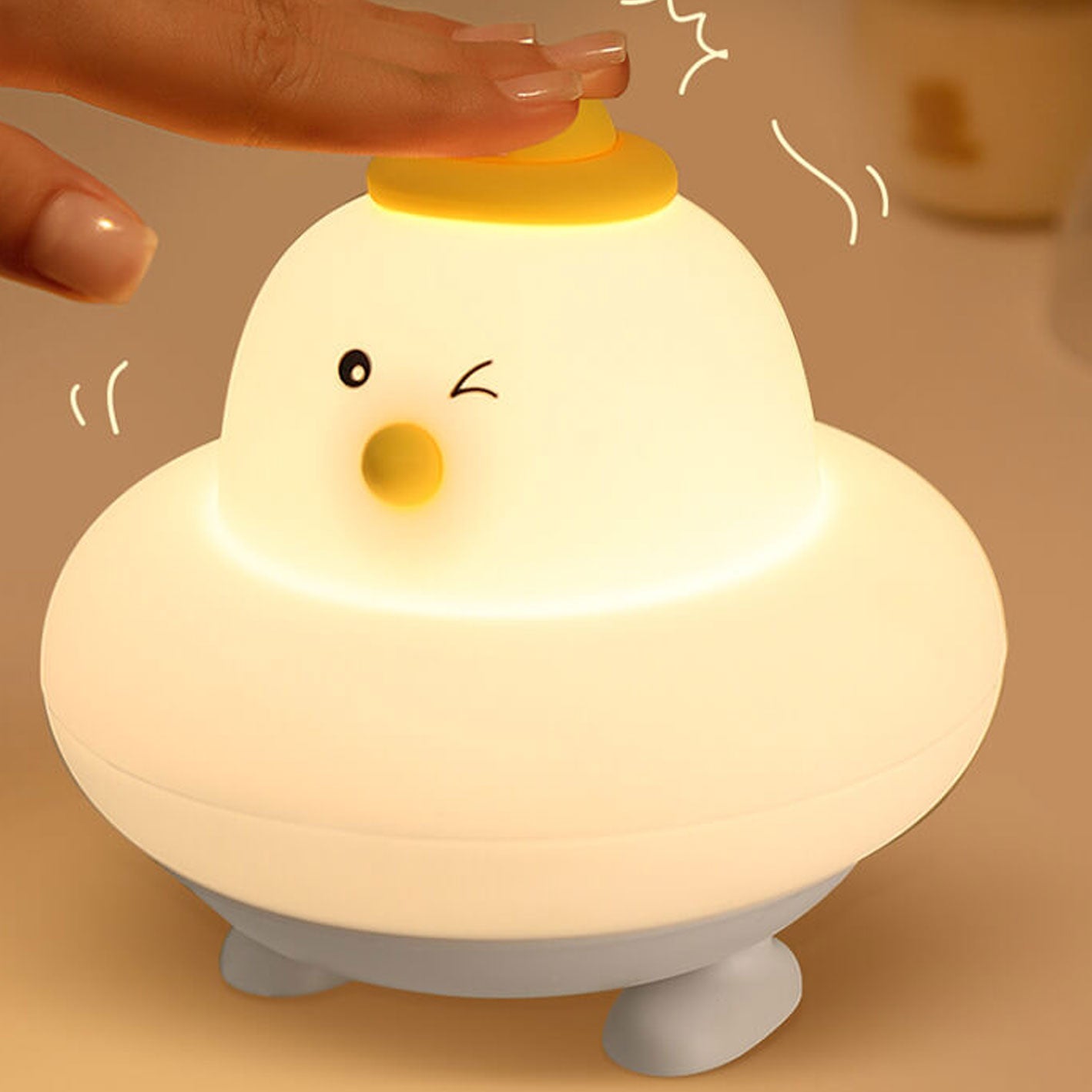 Funny Silicone Little Cute Table Lamp