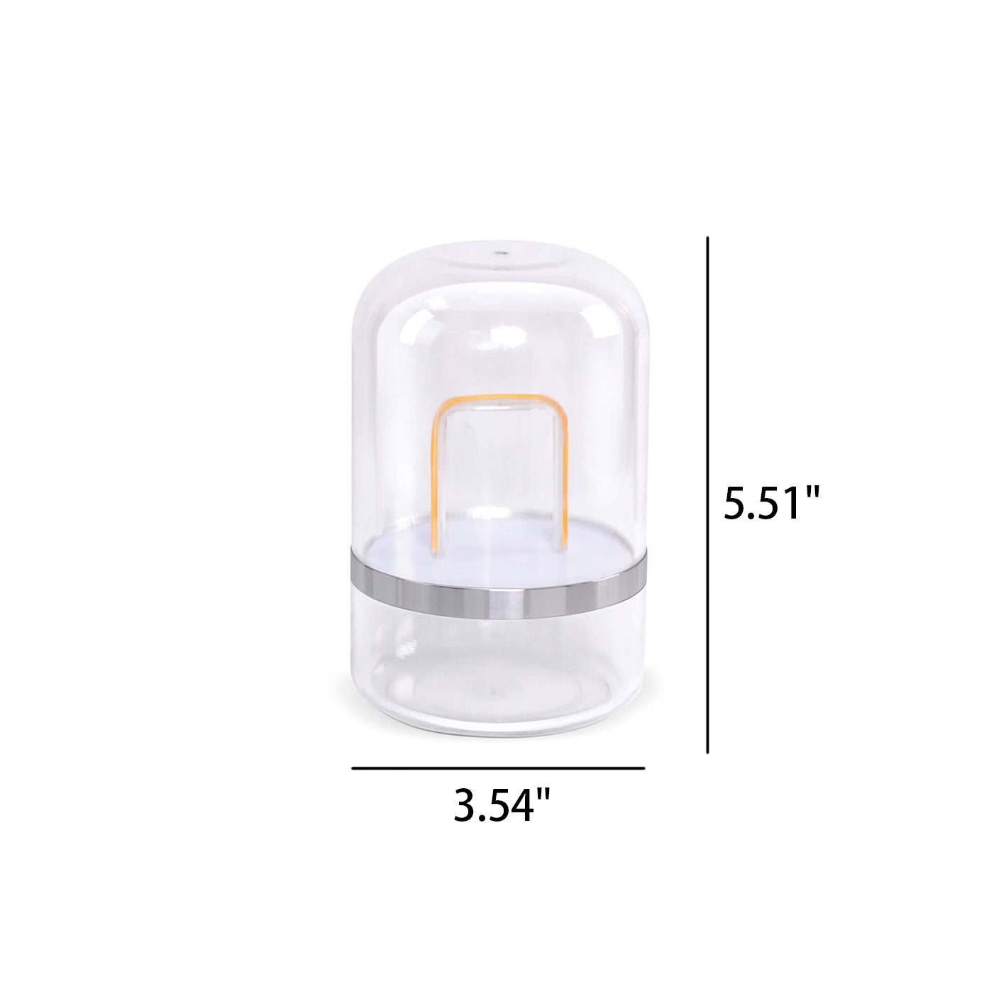 Clear PC Jar Induction Table Lamp
