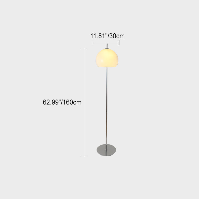 Contemporary Retro Mushroom Hardware 2-Light Floor Lamp