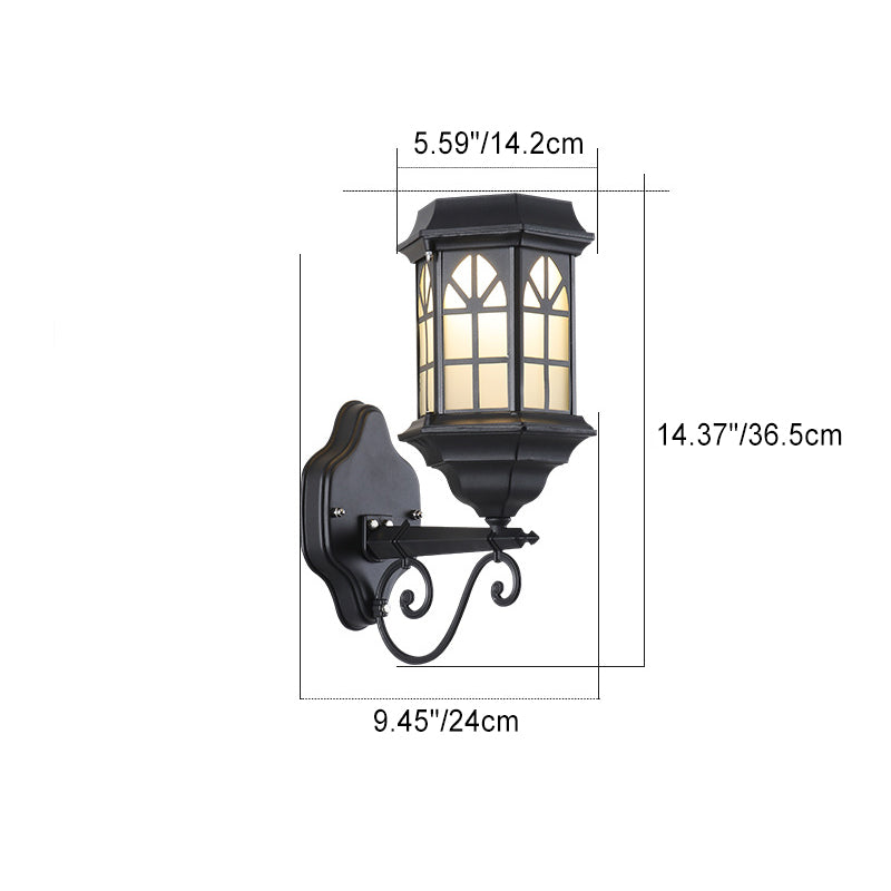 Aluminum Glass Cylinder House Outdoor Light
