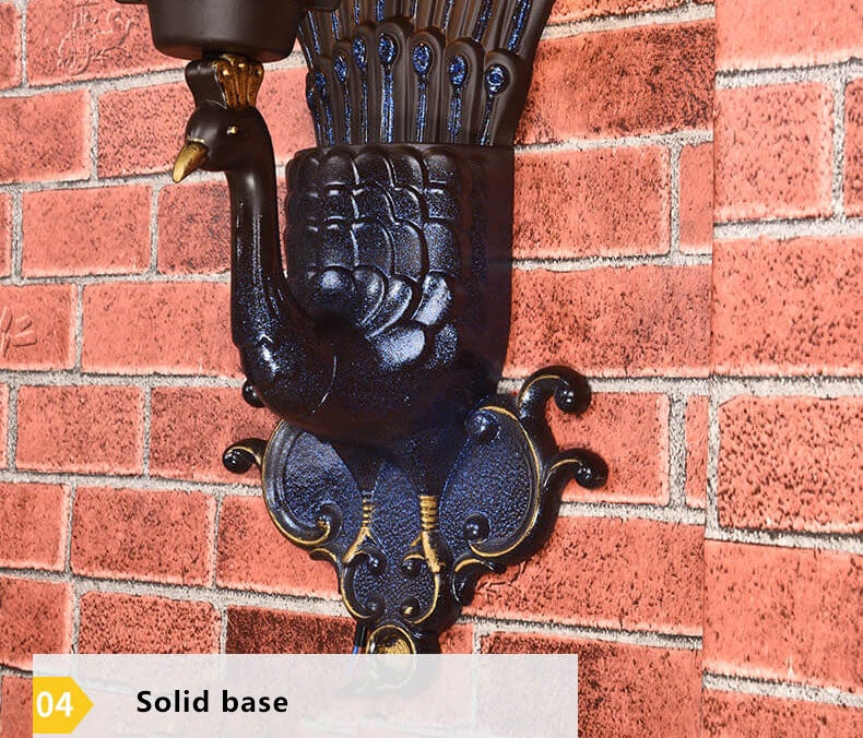 Peacock Outdoor Light