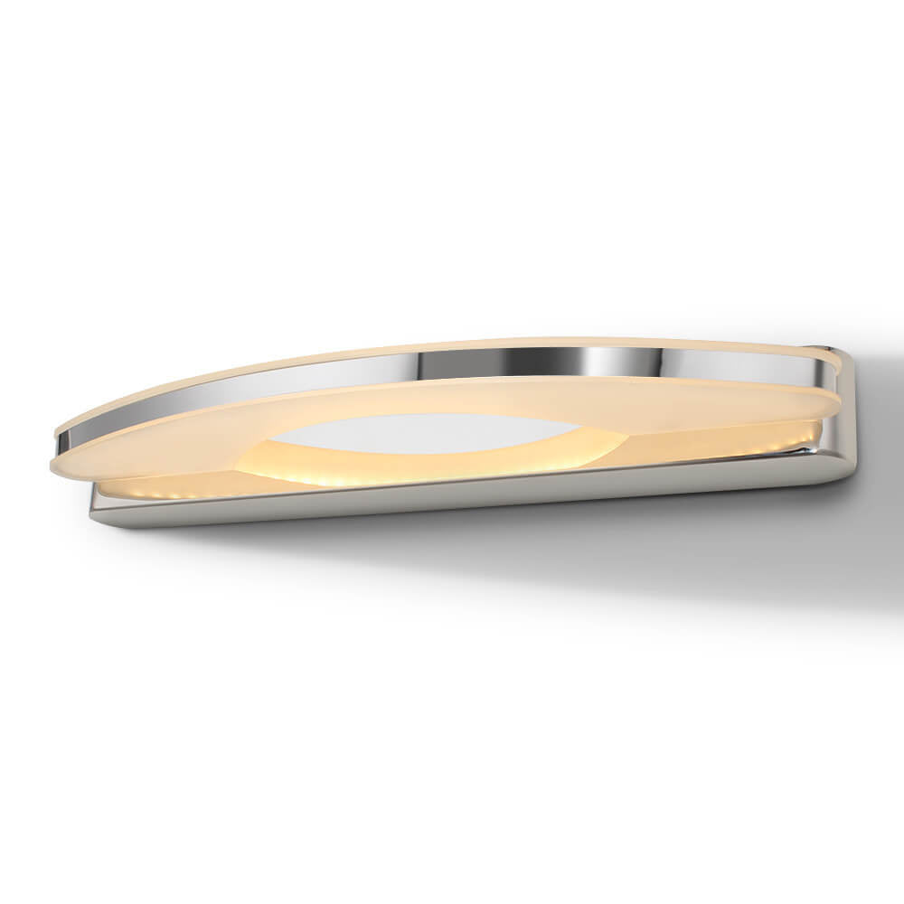 Acrylic Lampshade Curved Mirror Wall Lamp