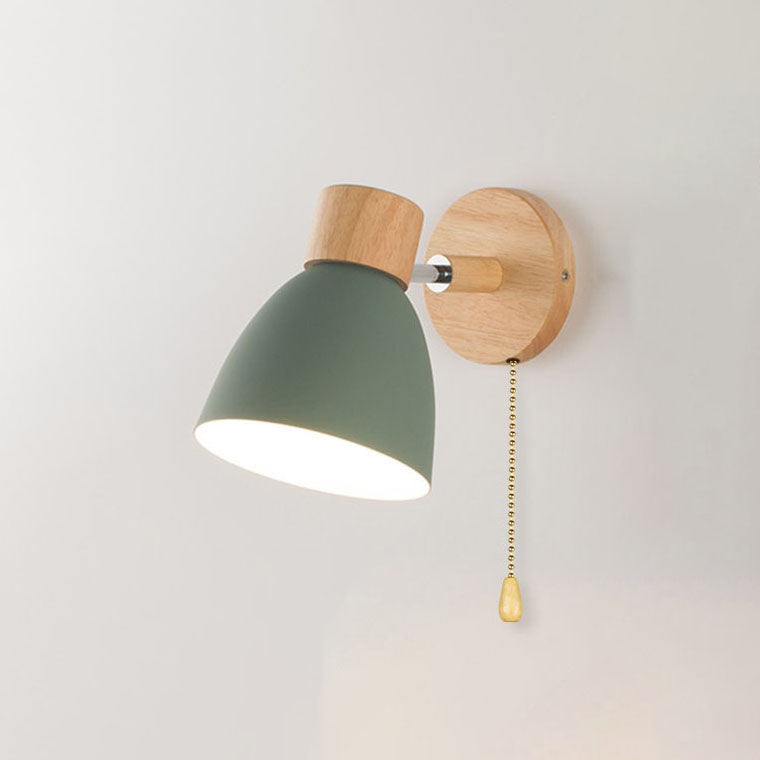 Solid Color Macaron Iron Wall Lamp