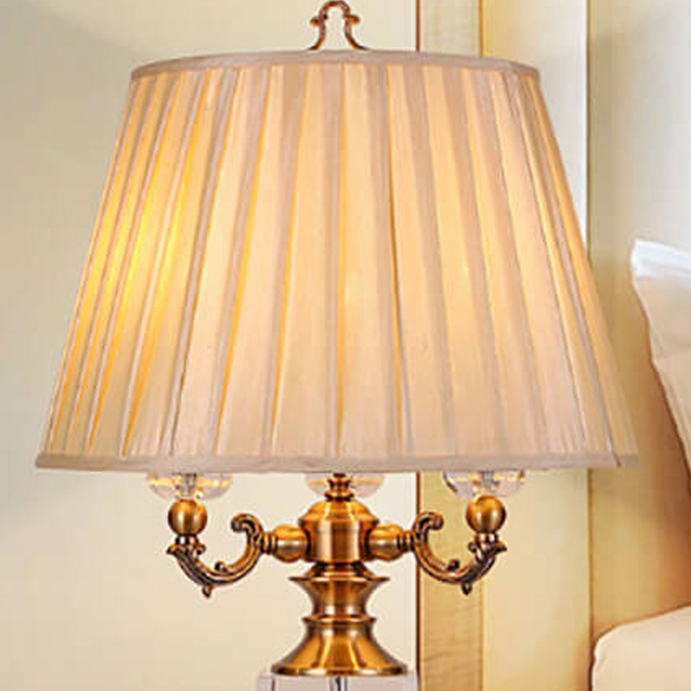 Zinc Alloy Crystal Table Lamp