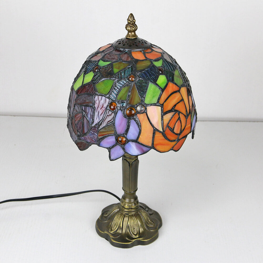 Decorative Flower Umbrella Rose Table Lamp