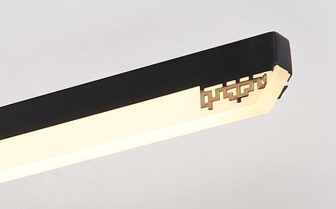 Iron Bar Rotating Mirror Wall Lamp