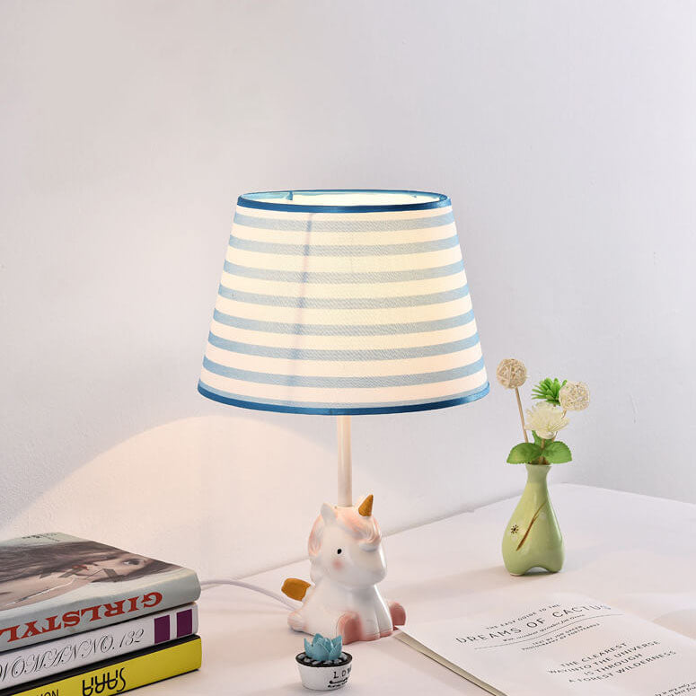 Fun Cartoon Pattern Resin Table Lamp