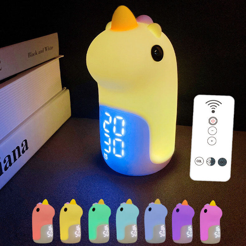 Cartoon Unicorn Timer Alarm Floor Lamp
