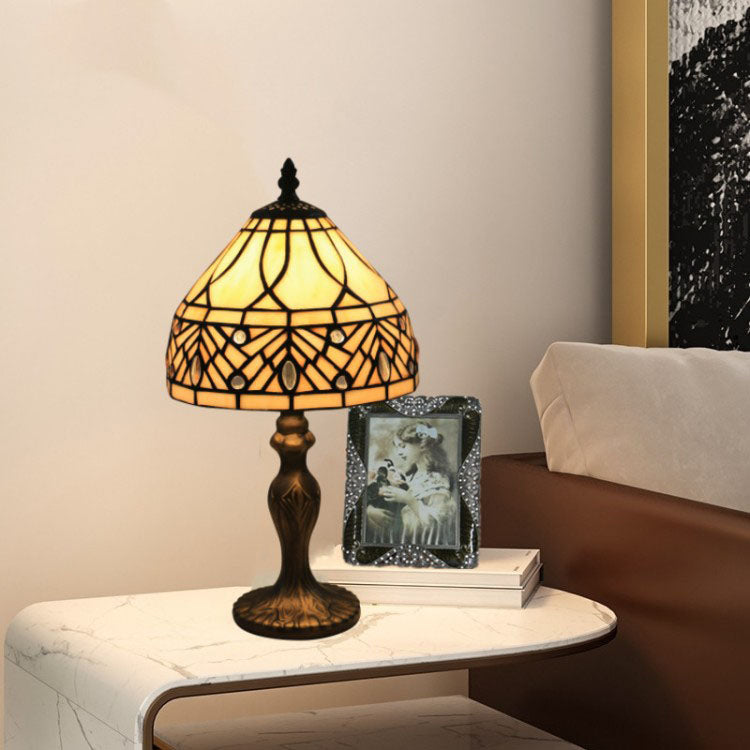 Resin Glass Umbrella Shape Table Lamp