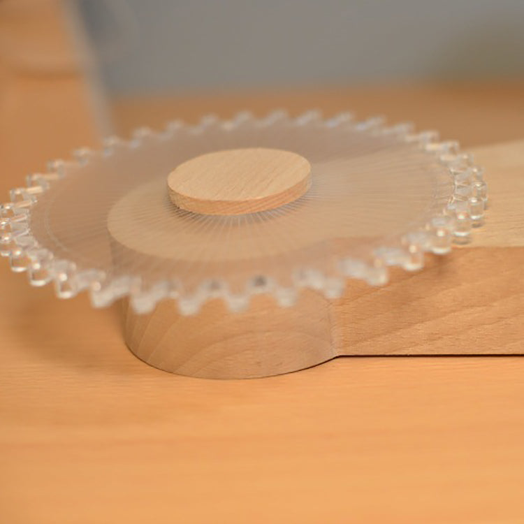 Wood Acrylic Observation Wheel Table Lamp