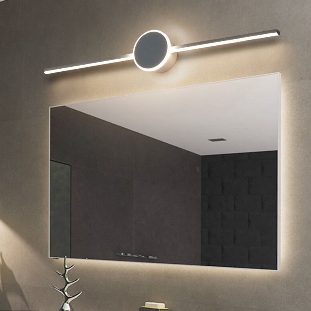 Long Disc Vanity Wall Lamp