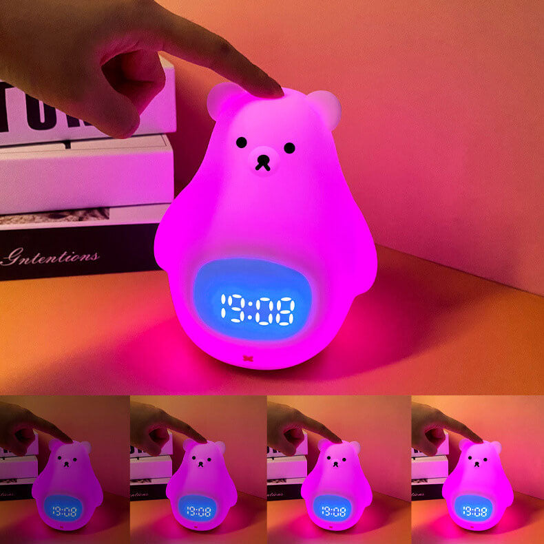 Polar Bear Silicone Alarm Night Light