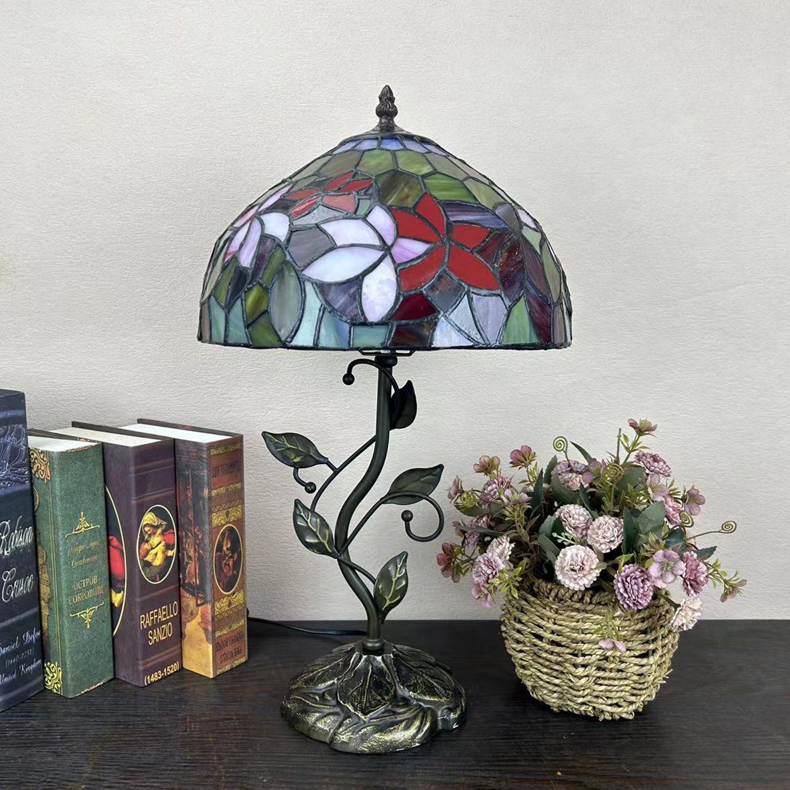 Resin Glass Dome Conic Table Lamp