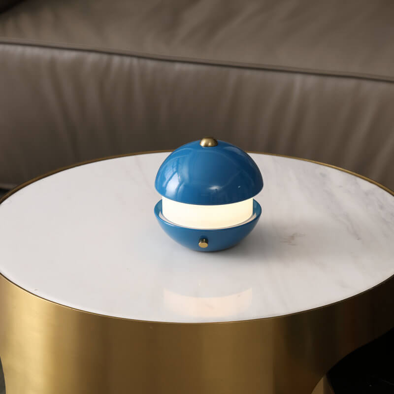 Metal Round Table Lamp