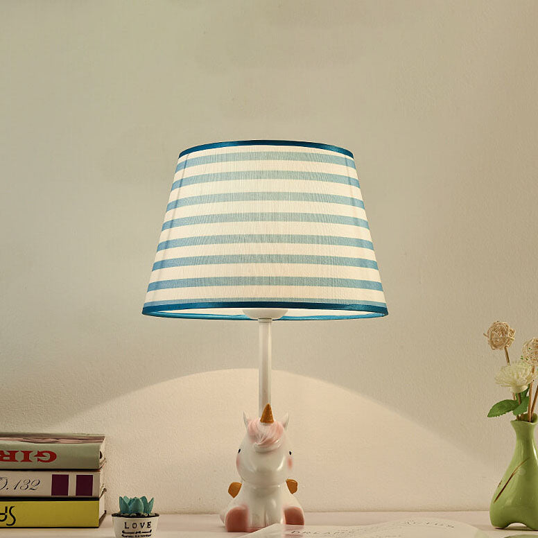 Fun Cartoon Pattern Resin Table Lamp