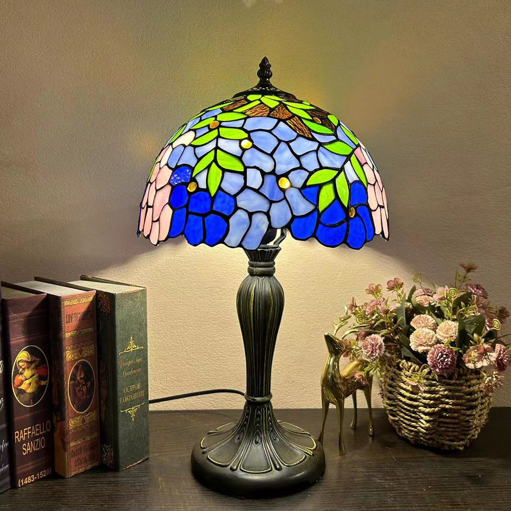 Round Dome Flower Alloy Table Lamp