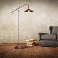 Contemporary Industrial Cylindrical Long Floor Lamp