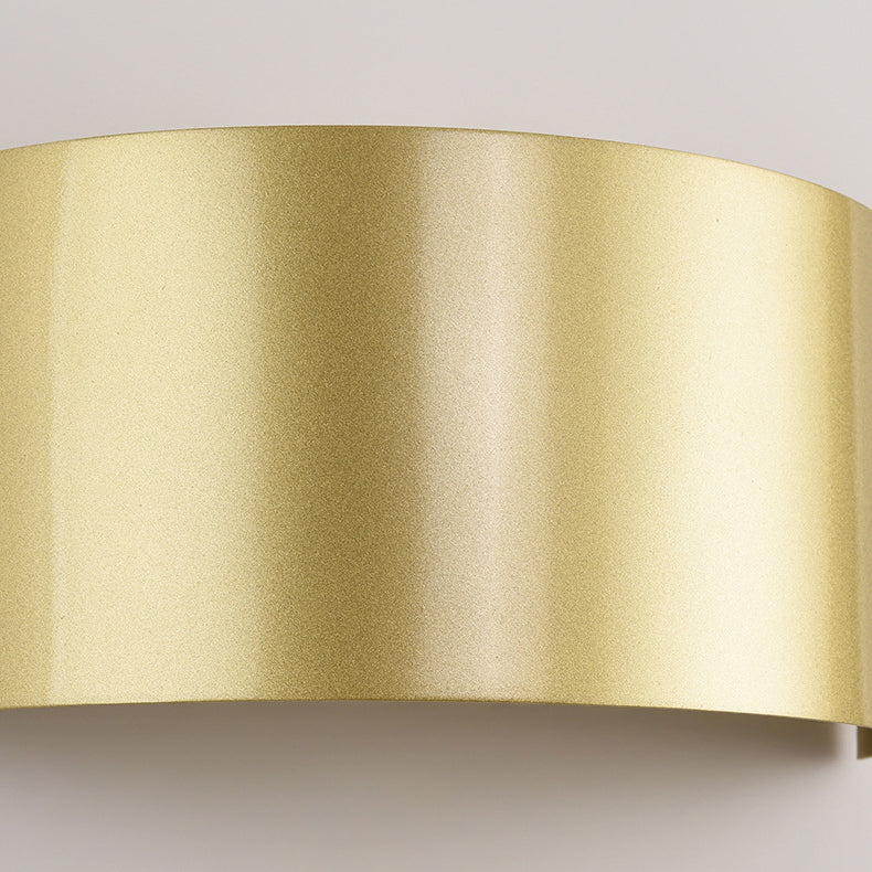 Half Round Iron Living Wall Lamp