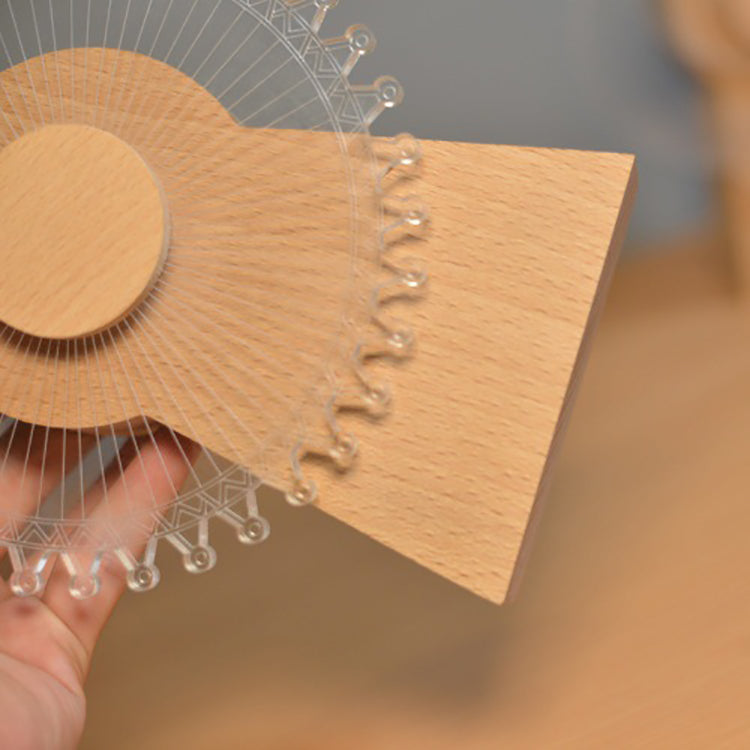 Wood Acrylic Observation Wheel Table Lamp