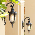 Cylinder Lantern Aluminum Glass Outdoor Light