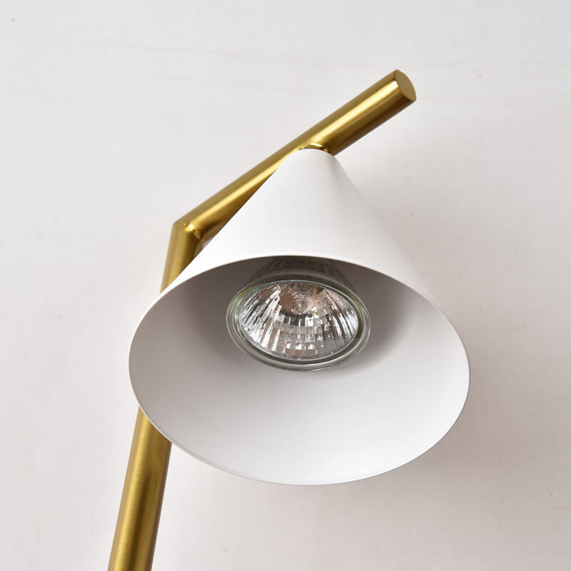 Cone Right Angle Arm Table Lamp