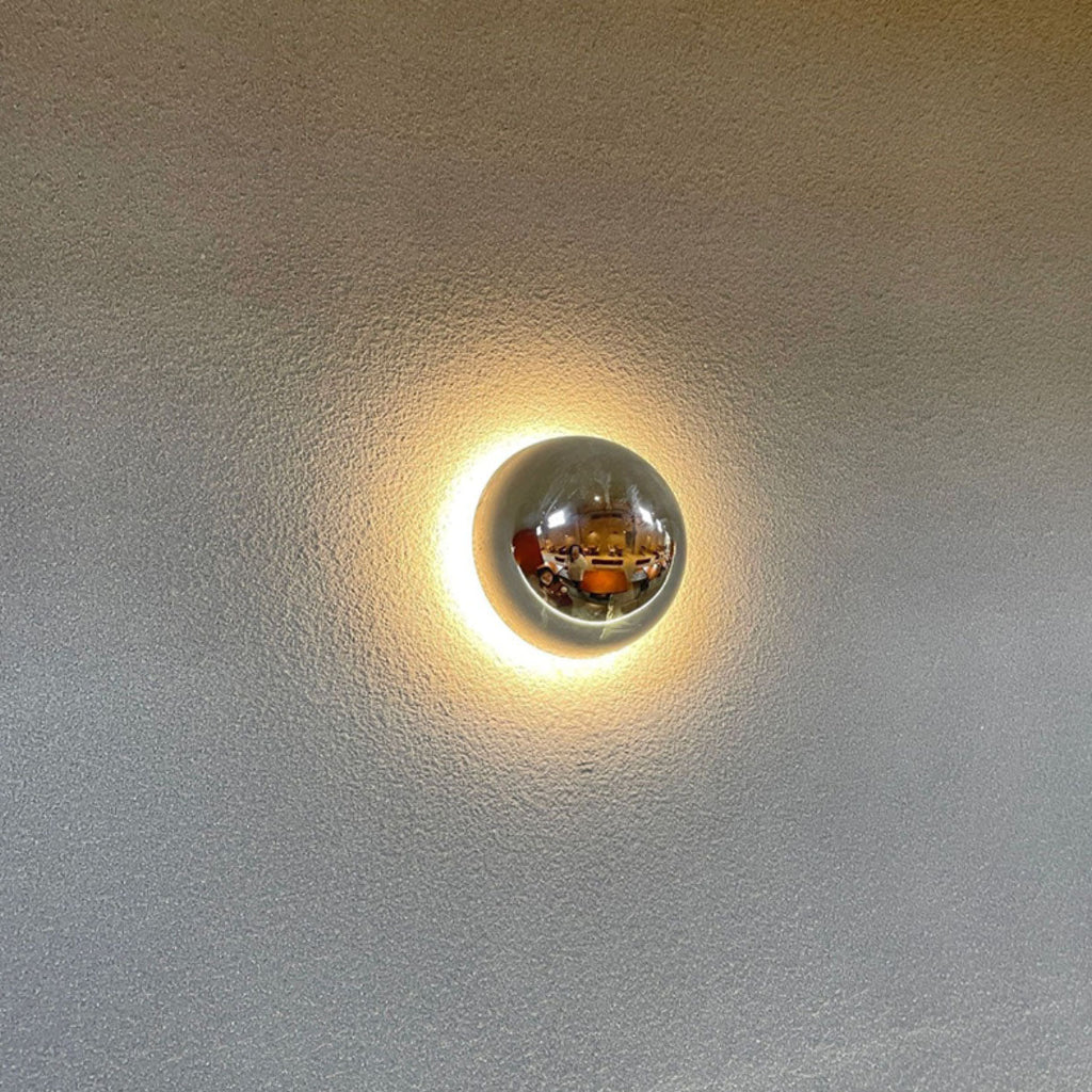 Meteorite Semicircle Metal Bedroom Wall Lamp