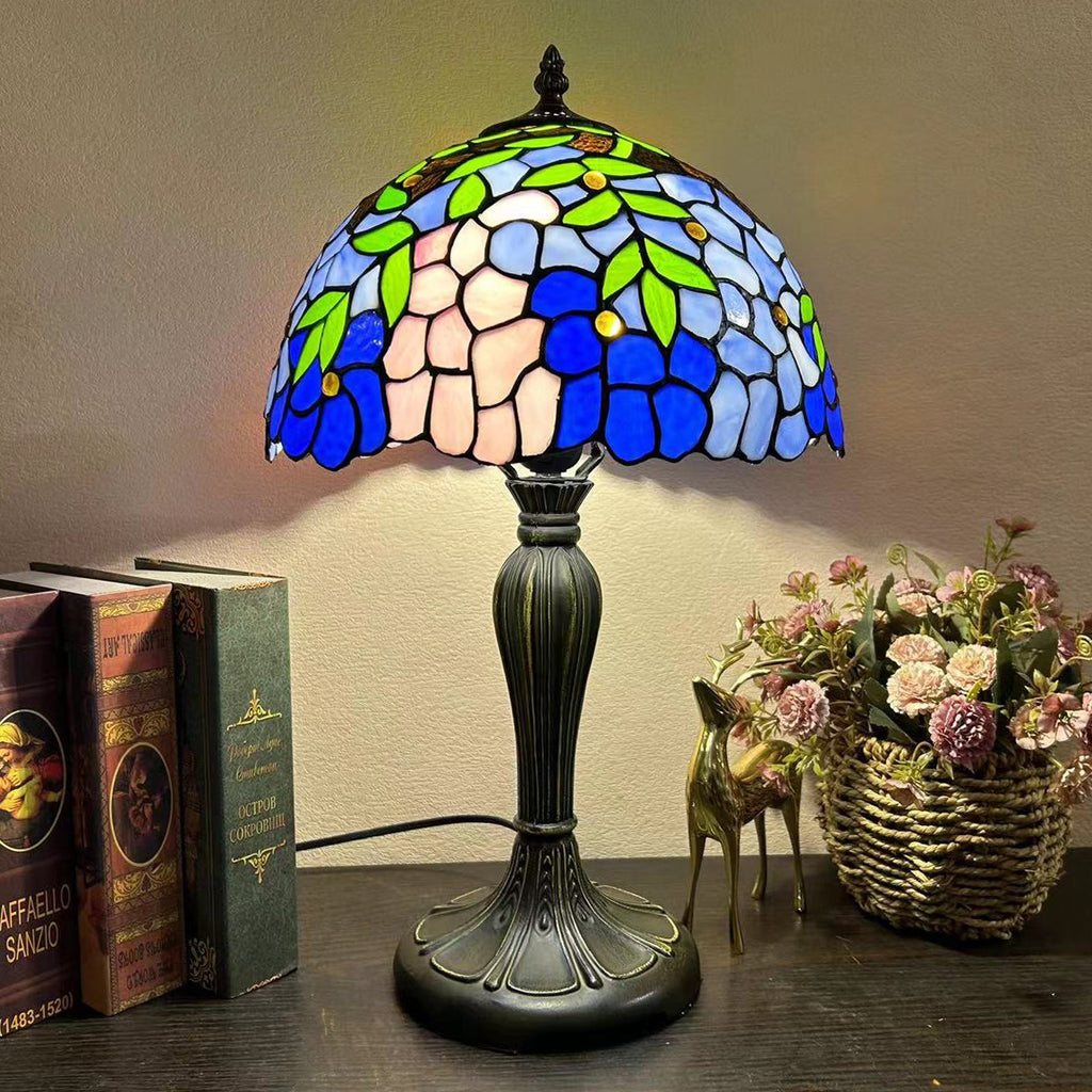 Round Dome Flower Alloy Table Lamp