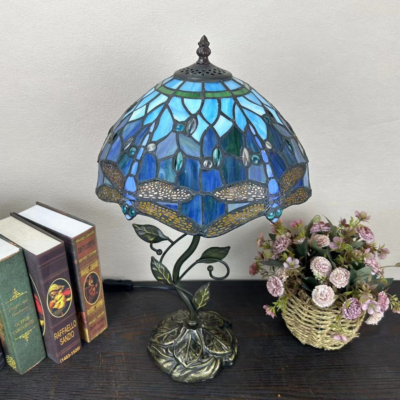 Dome Iron Glass Living Table Lamp
