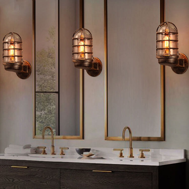 Glass Cylindrical Explosion-proof Wall Lamp