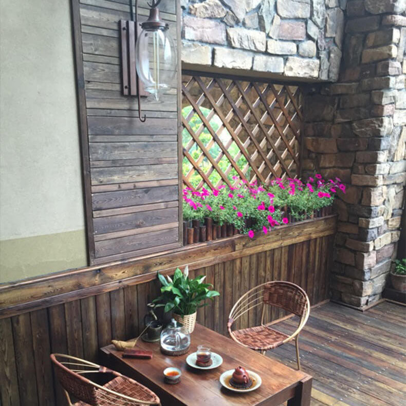 Glass Cup Iron Wall Lamp