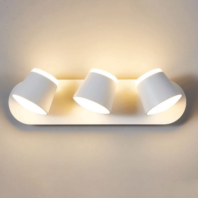 Rotatable Cylinder 1/2/3 2-Light Wall Lamp