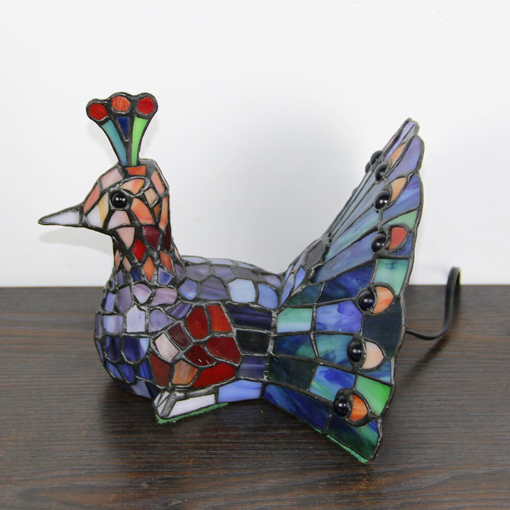 Animal Stained Glass Decorative Table Lamp