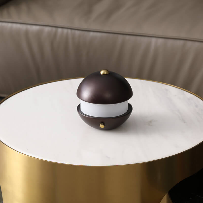 Metal Round Table Lamp