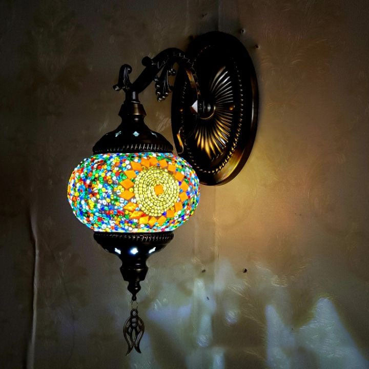 Exotic Cracked Glass Wall Lamp