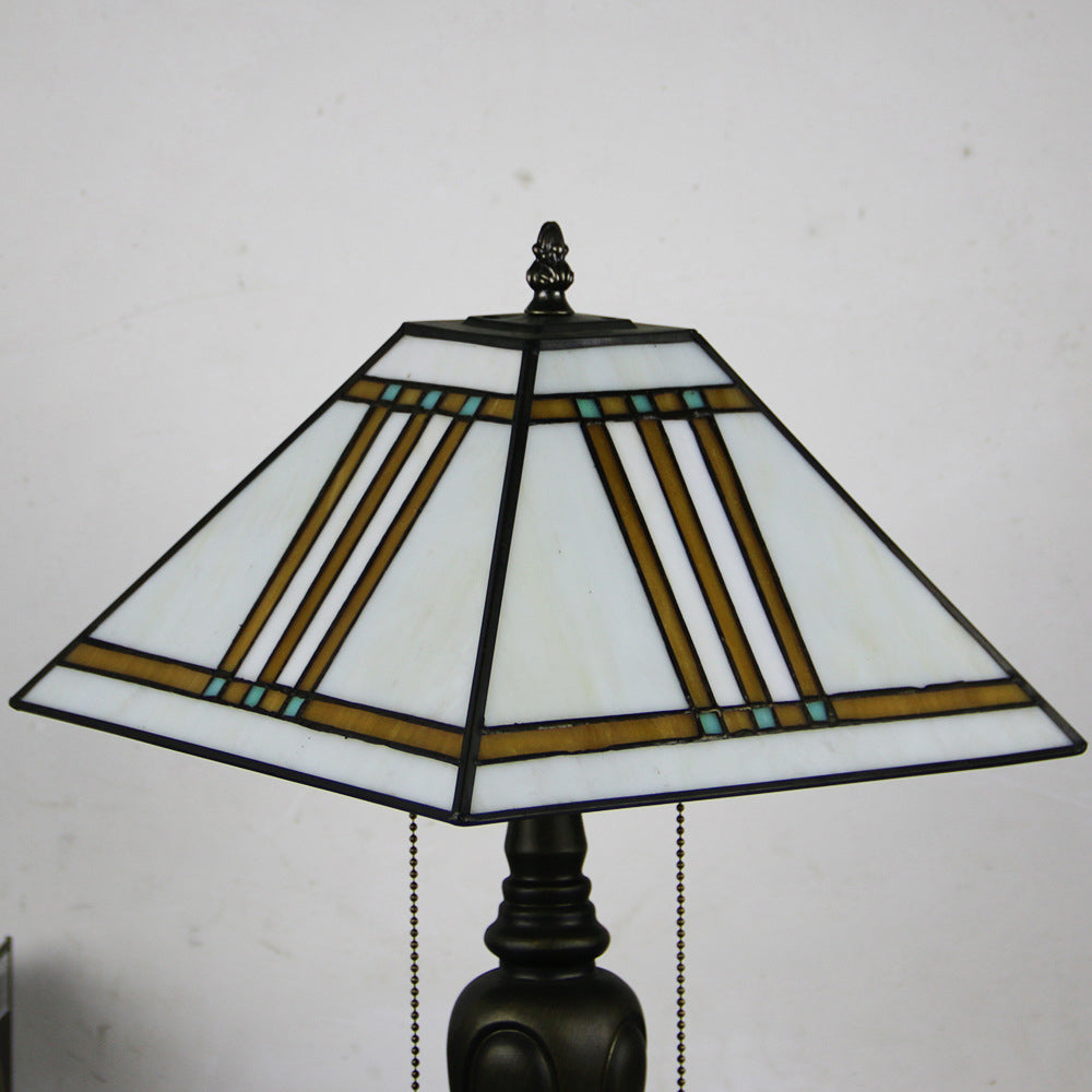 Petal Glass Resin Living Table Lamp
