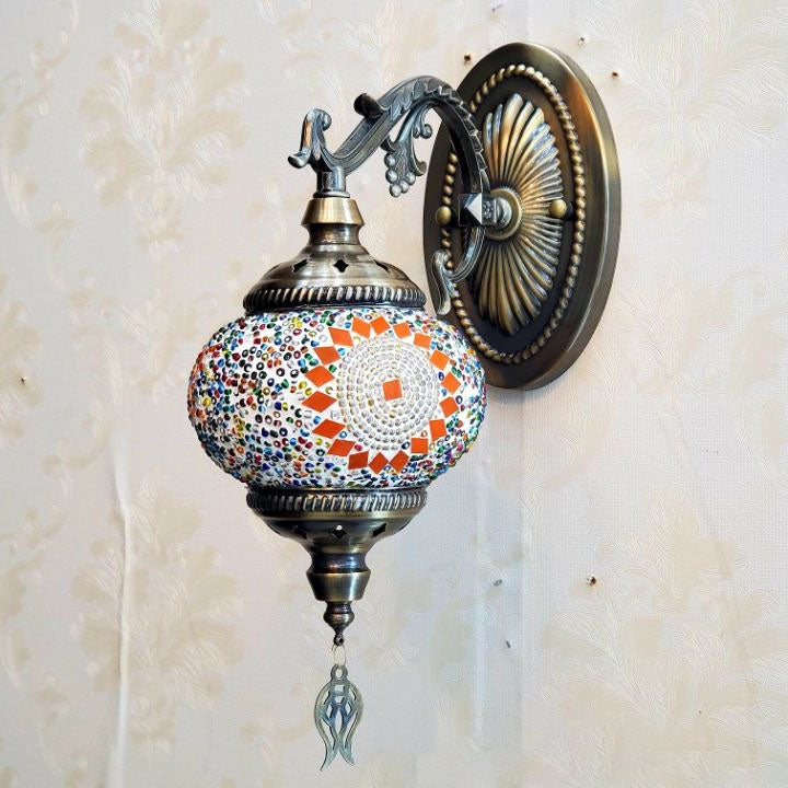 Exotic Cracked Glass Wall Lamp