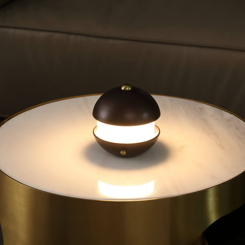 Metal Round Table Lamp