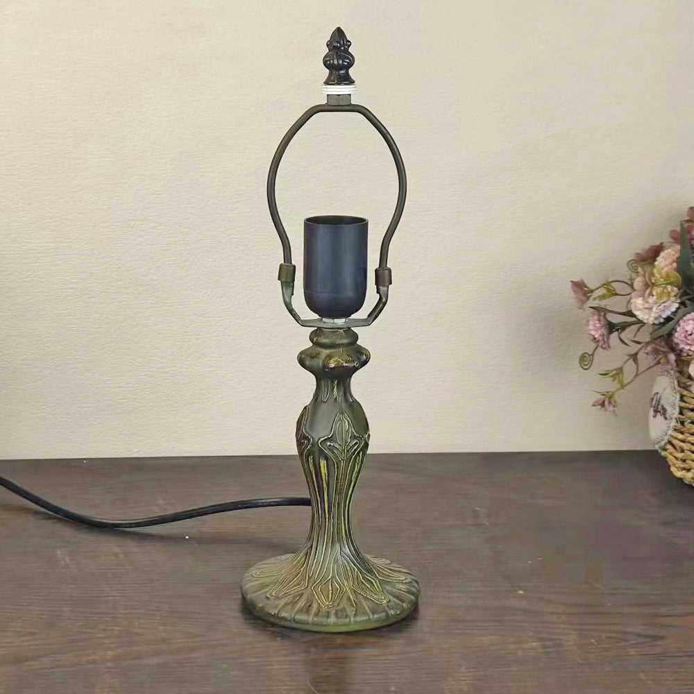 Dome Flower Zinc Stained Table Lamp