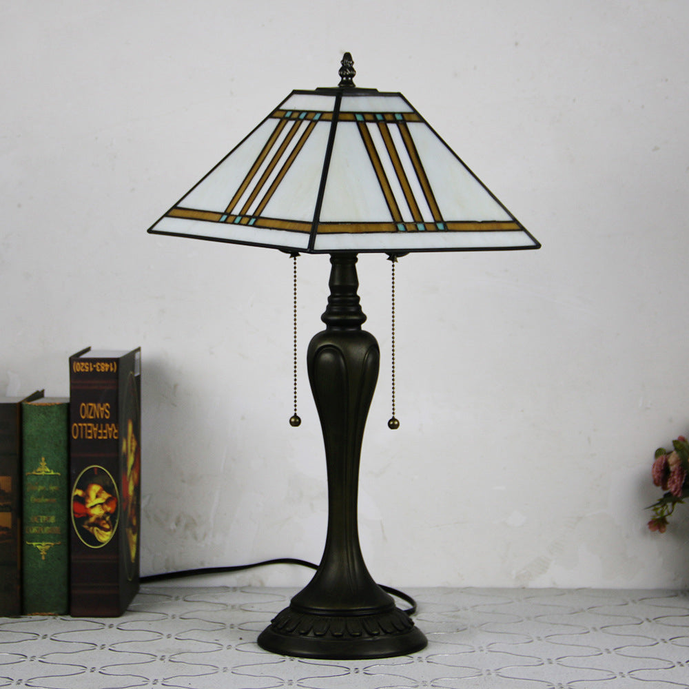Petal Glass Resin Living Table Lamp