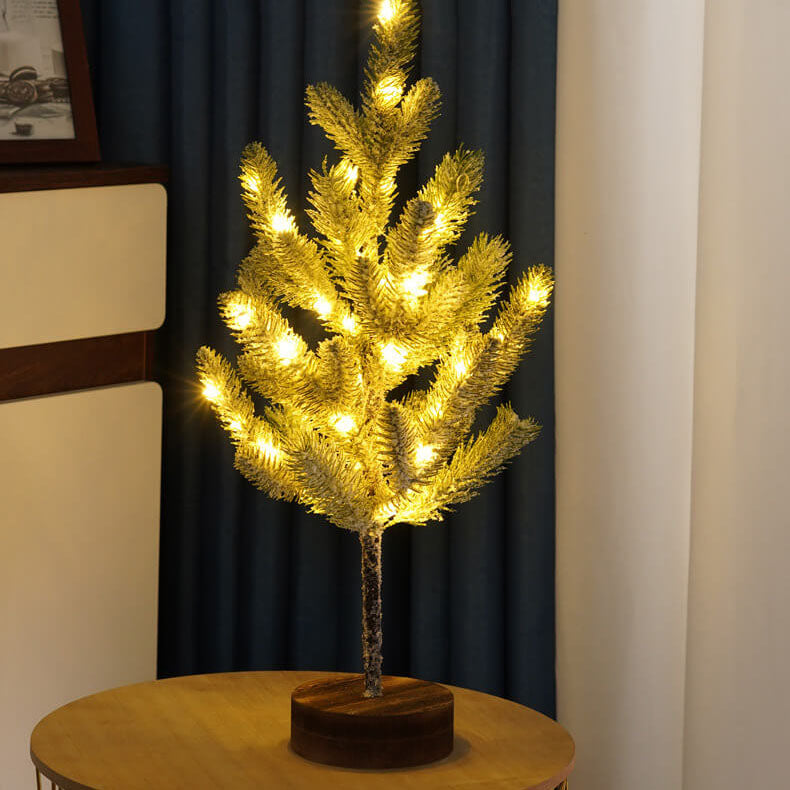 Christmas Decorative Cedar Needle Table Lamp