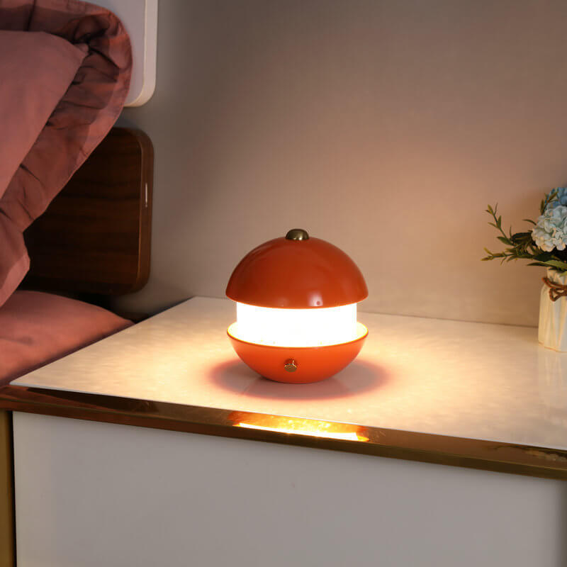 Metal Round Table Lamp