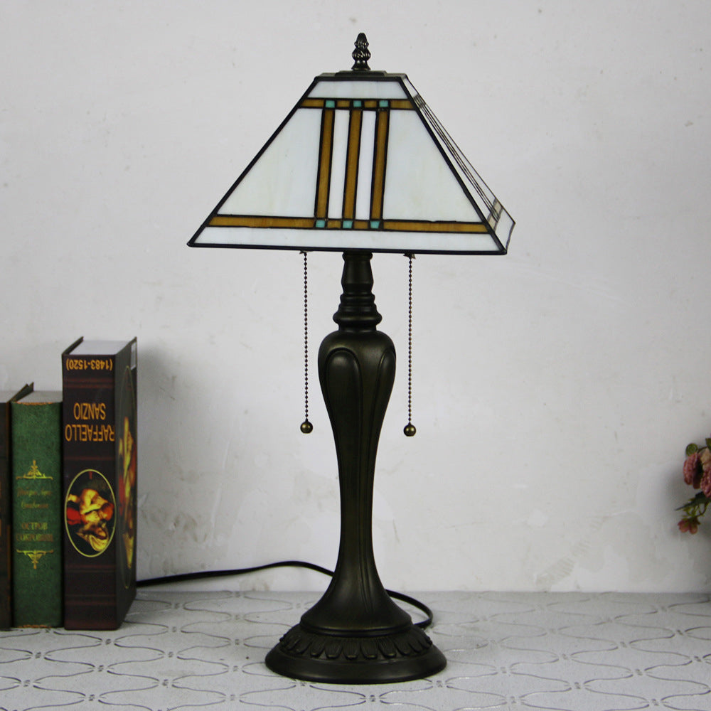 Petal Glass Resin Living Table Lamp