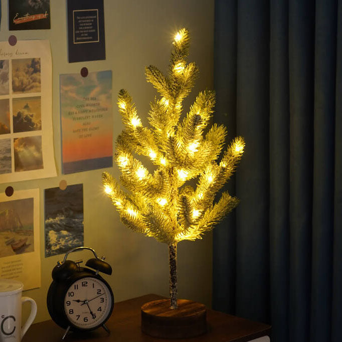Christmas Decorative Cedar Needle Table Lamp