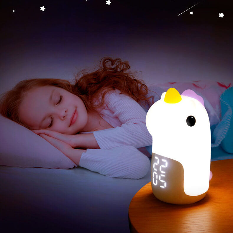 Cartoon Unicorn Timer Alarm Floor Lamp
