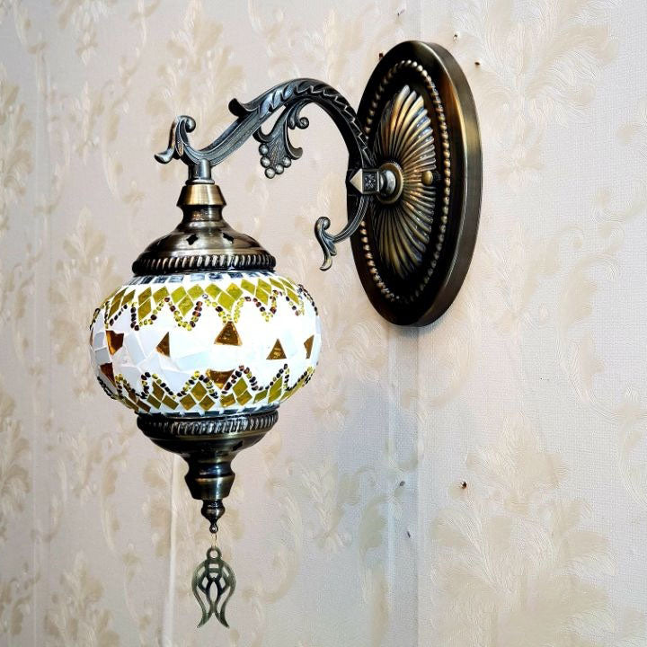 Exotic Cracked Glass Wall Lamp