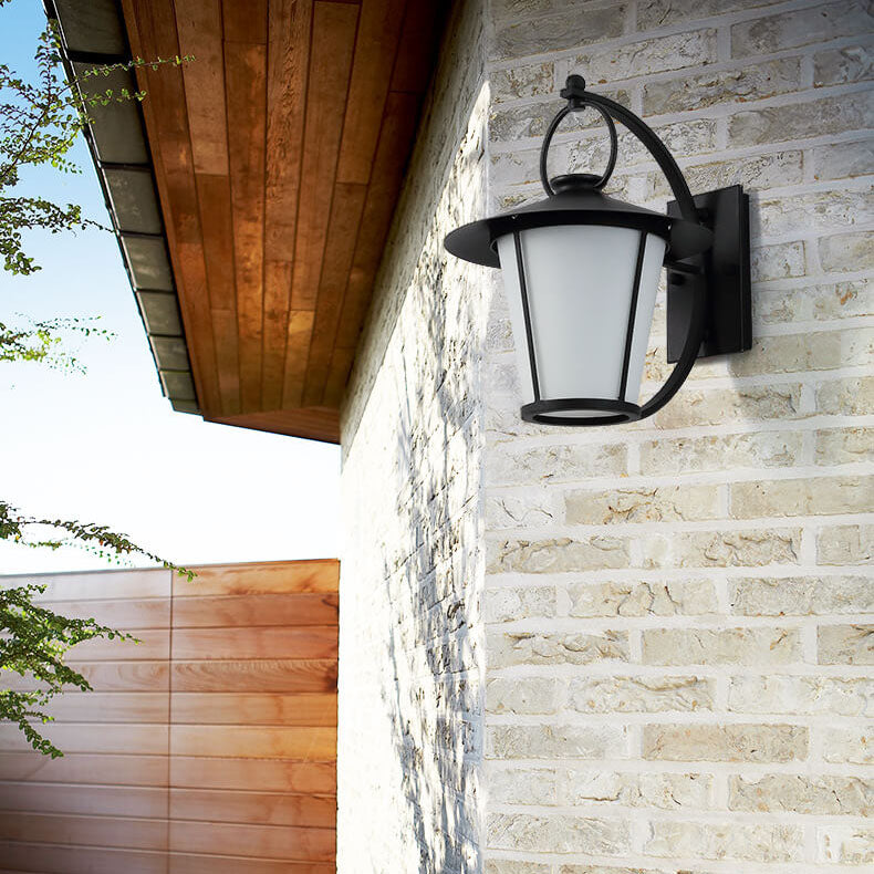 Glass Iron Moisture-proof Patio Outdoor Light