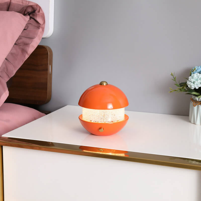 Metal Round Table Lamp