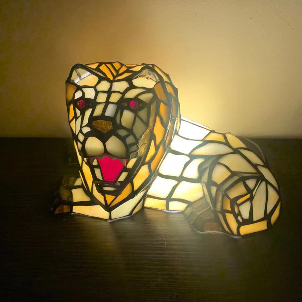 Animal Stained Glass Decorative Table Lamp